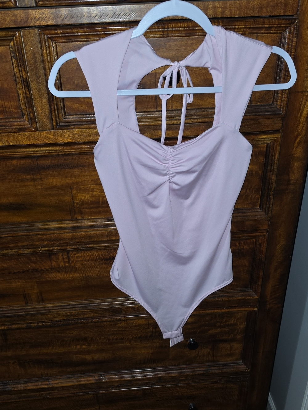 Gaze Womens Light Pink Super Soft Body Suitl. Sz Small, BEAUTIFUL!